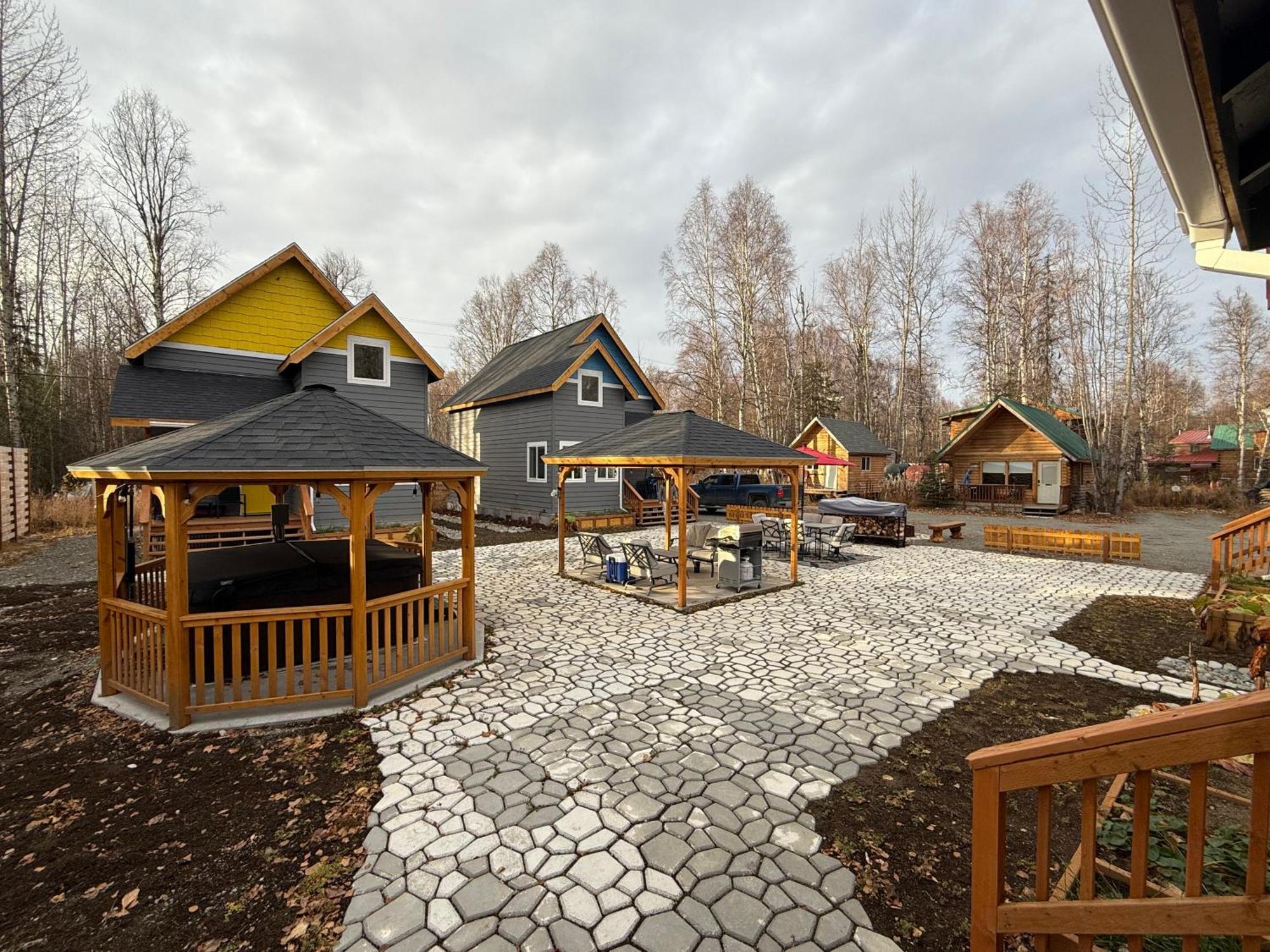 Talkeetna Log Cabin With Hot Tub Unit 2 외부 사진